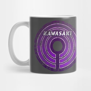 Kawasaki Municipality Japanese Symbol Distressed Mug